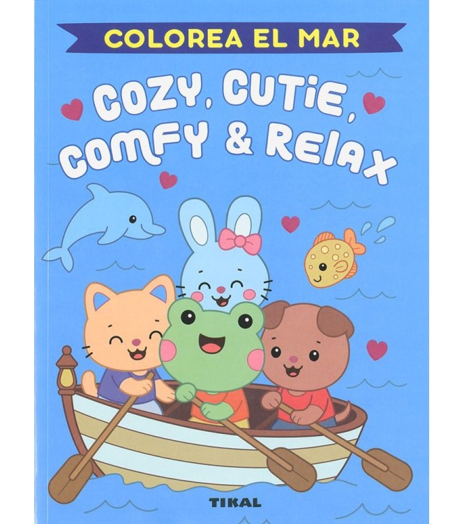 COZIE CUTIE COMFY  RELAX COLOREA EL MAR