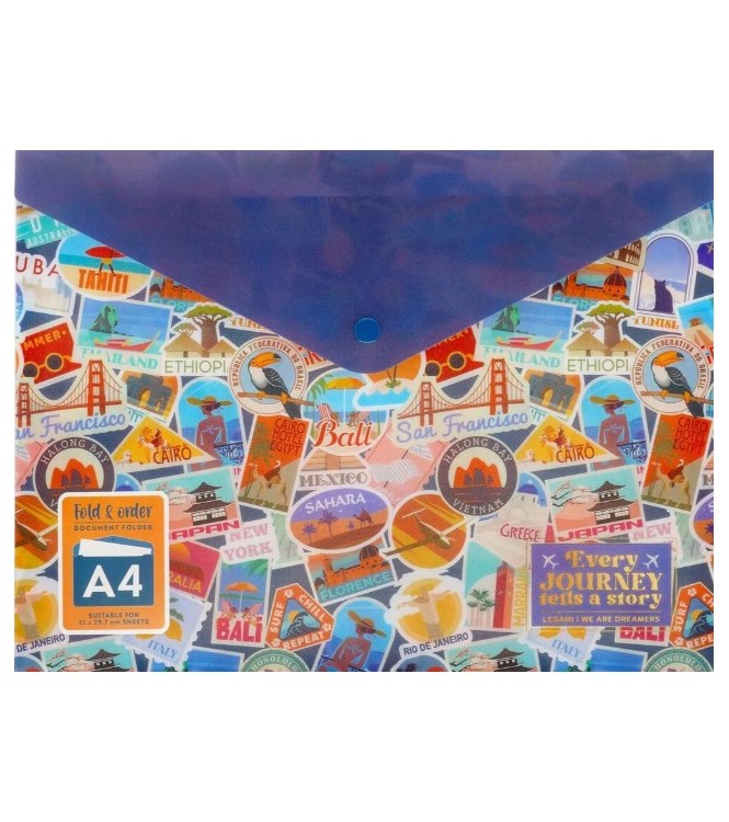 Fold and Order Travel Stickers