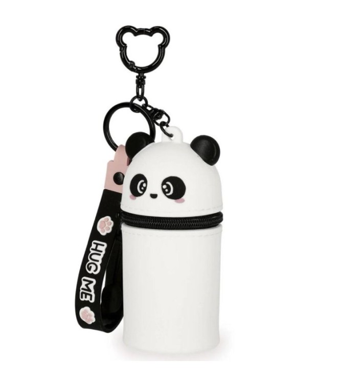 Panda-monedero llavero