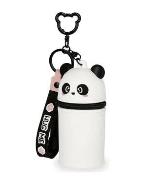 Panda-monedero llavero