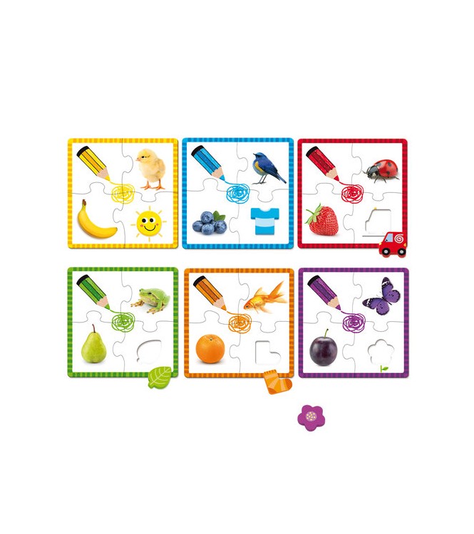 Puzzle 6 colores