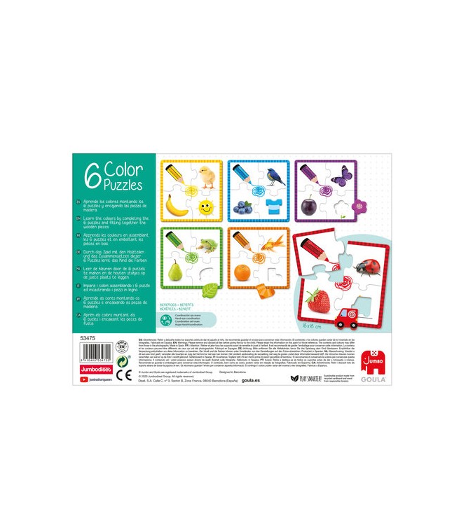 Puzzle 6 colores
