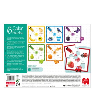 Puzzle 6 colores