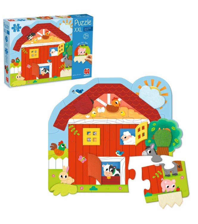 Puzzle XXL Granja Sorpresa 12pcs