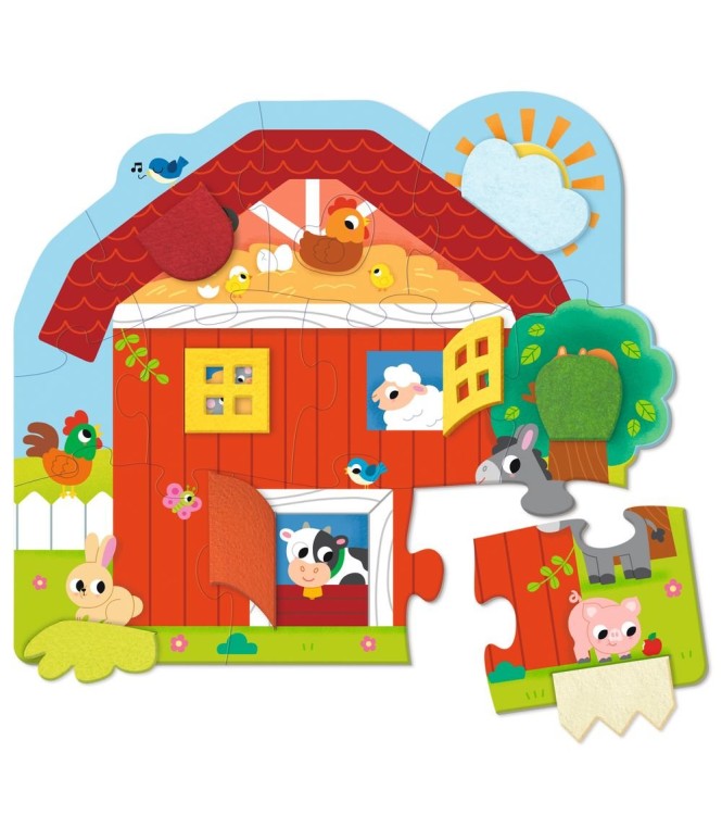 Puzzle XXL Granja Sorpresa 12pcs