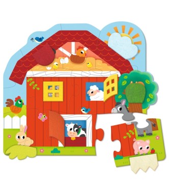 Puzzle XXL Granja Sorpresa 12pcs