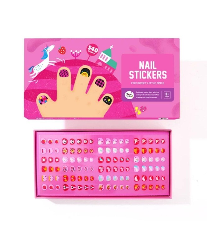 Set 540 Stickers para uñas waterproof