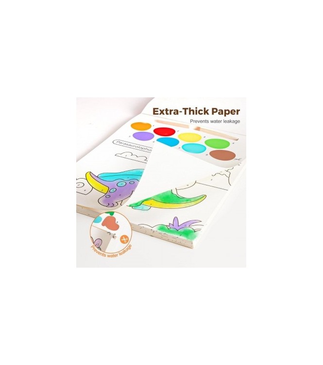 Cuaderno con Acuarela THE DINOSAUR PARAD