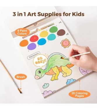 Cuaderno con Acuarela THE DINOSAUR PARAD
