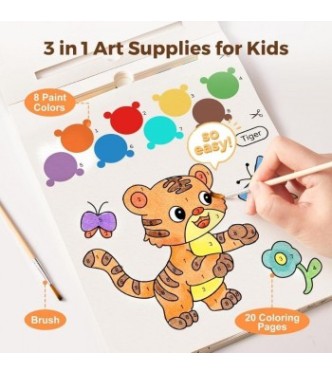 Cuaderno con Acuarela THE ANIMAL STORY