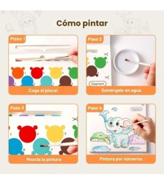 Cuaderno con Acuarela THE ANIMAL STORY