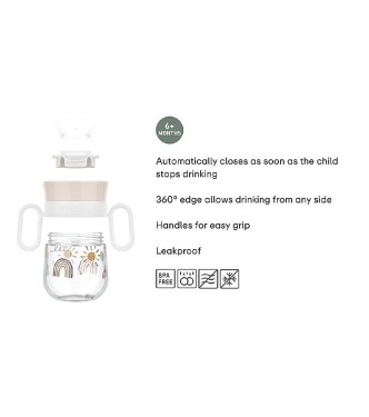VASO ANTIDERRAME 360º 200 ML FOREST FRIE