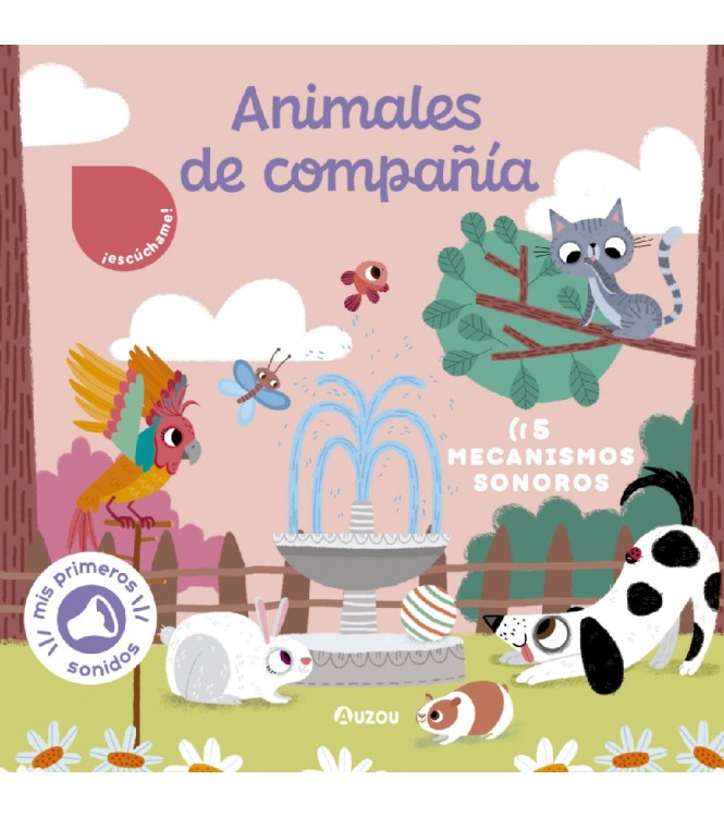 Libro de sonidos. Animales de compañía
