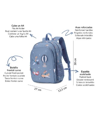 Mochila Mediana Planes