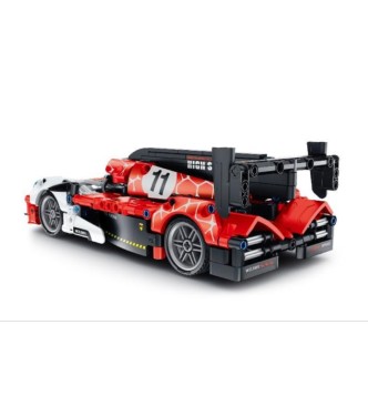 iMMaster Coche de carreras blanco y rojo