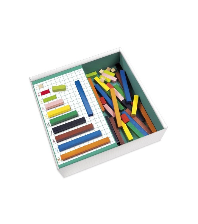 Juego con regletas para aprender a conta