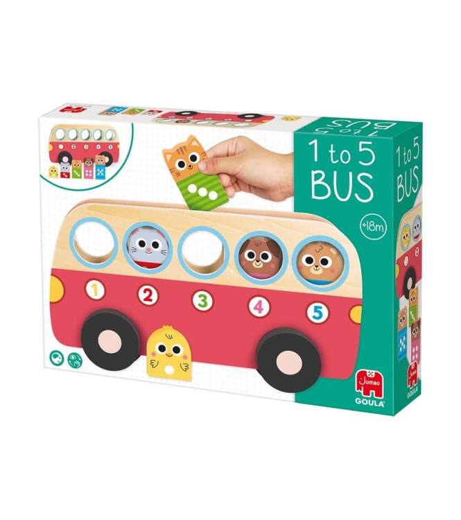 Autobús Aprende los números 1 a 5