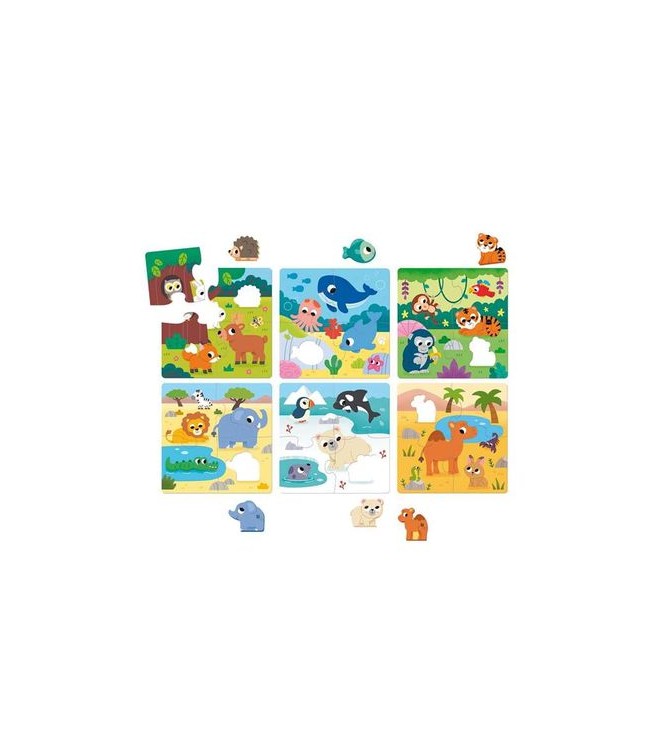 6 habitat puzzle