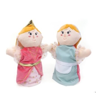 Svoora Marionetas de doble cara Princesa