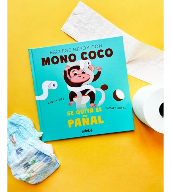Mono Coco se quita el pañal