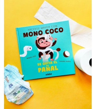 Mono Coco se quita el pañal