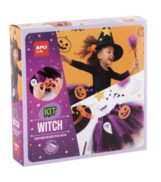 KIT DISFRAZ HALLOWEEN DIY BRUJA