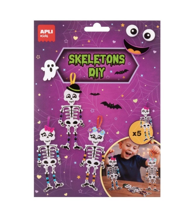 JUEGO CRAFT KIT HALLOWEEN ESQUELETOS