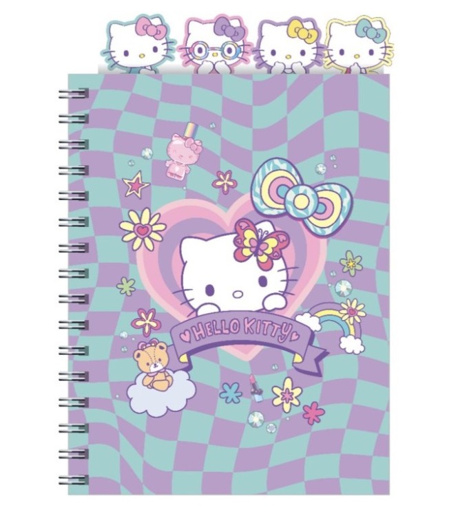 Cuaderno A5 divisores Hello Kitty colour