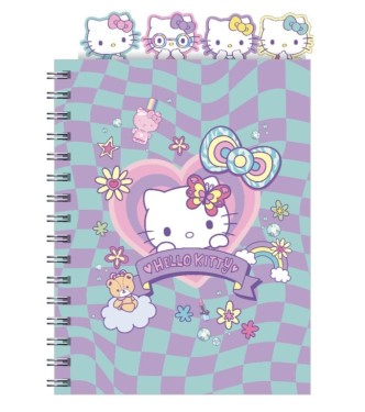 Cuaderno A5 divisores Hello Kitty colour