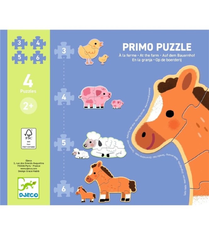 Puzzle Evolutivo Granja