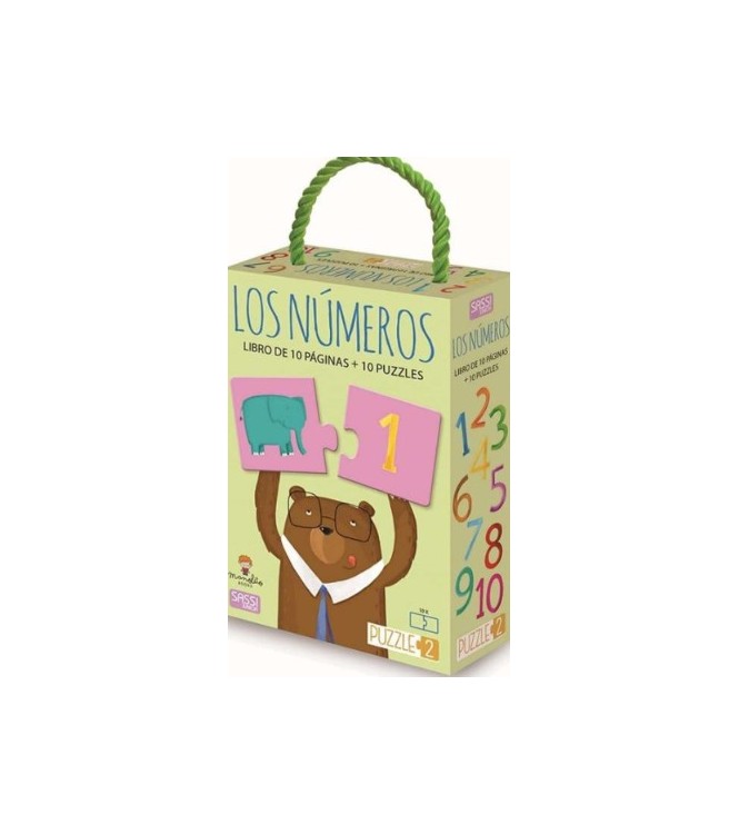 Los Números. Libro de 10 páginas + 10 pu