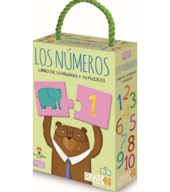 Los Números. Libro de 10 páginas + 10 pu