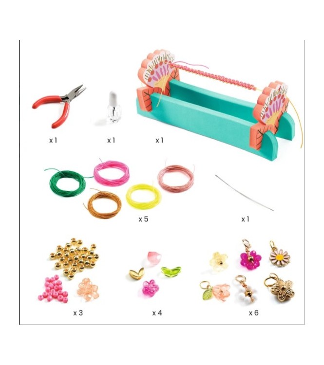 Pulseras de macramé rosas