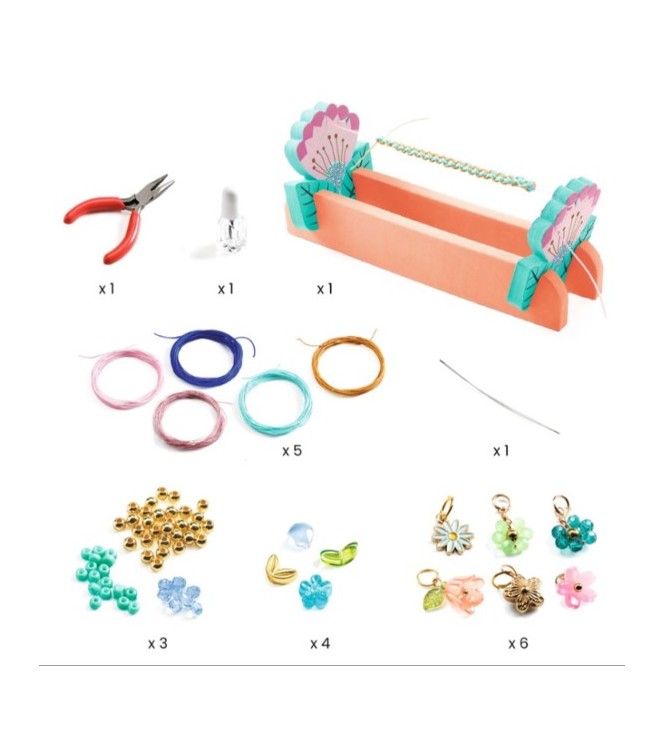 Pulseras de macramé azules