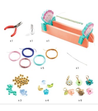 Pulseras de macramé azules