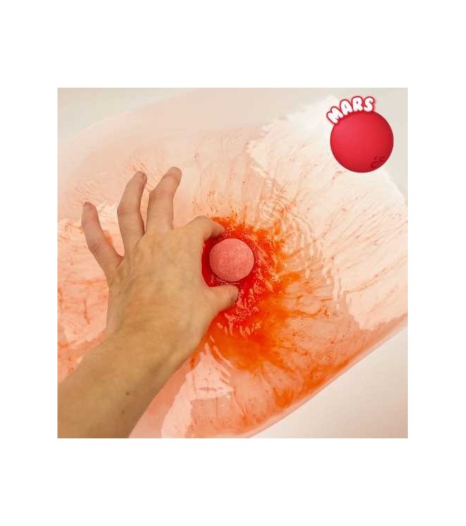 Pack 9 bombas de baño Sistema Solar