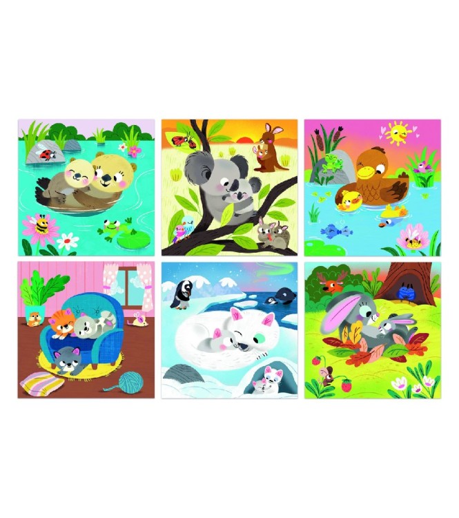 Pintar Con Agua Animales Abrazados