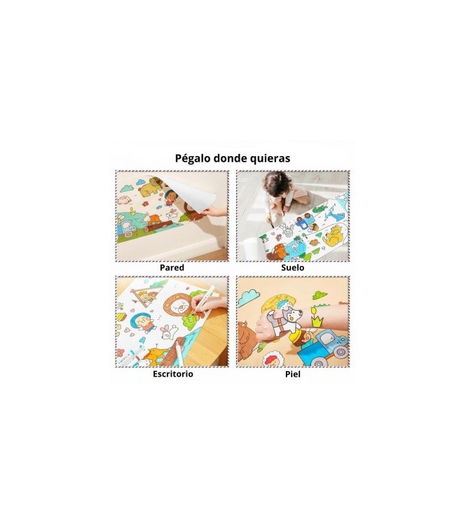 Papel Adhesivo Animal Stories