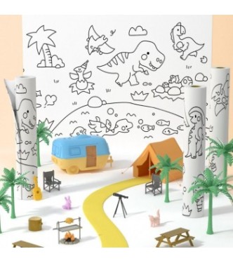 Papel Adhesivo Dinosaurio