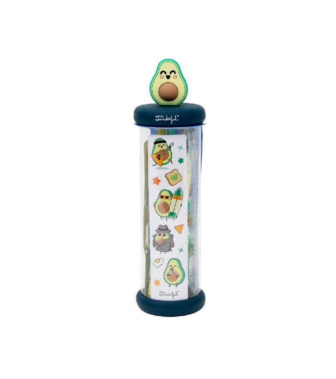 Set de Escritura con Charm Aguacate