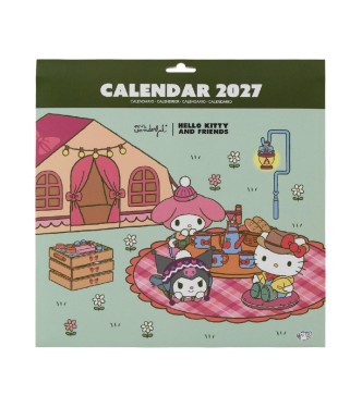 Poster Calendar 2027 Hello KittyFriends