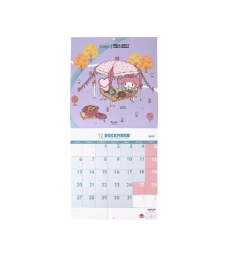 Poster Calendar 2027 Hello KittyFriends