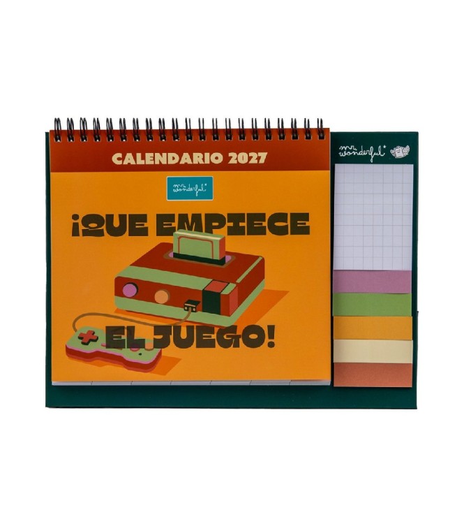 Calendario 2027 ¡Que Empiece el Juego!