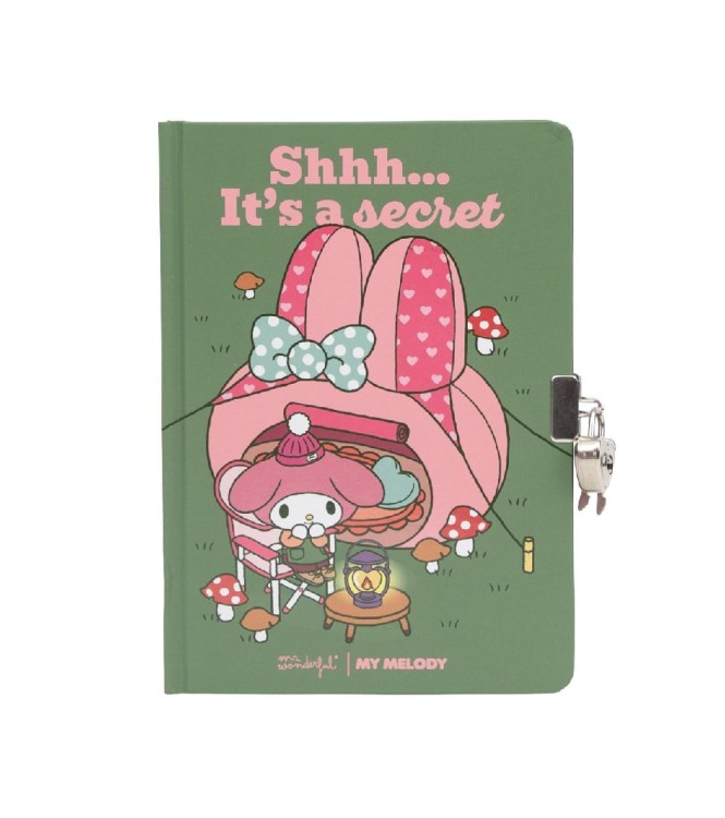 Diario Secreto+Boli Borrable My Melody