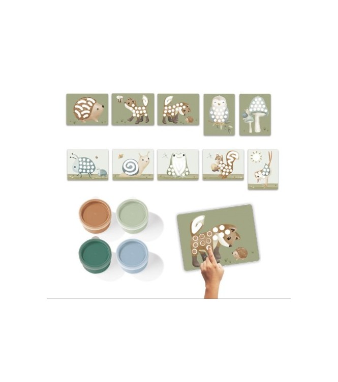 Set Pintura Dedos Forest Friends Little