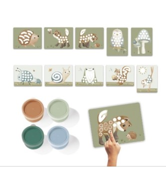 Set Pintura Dedos Forest Friends Little