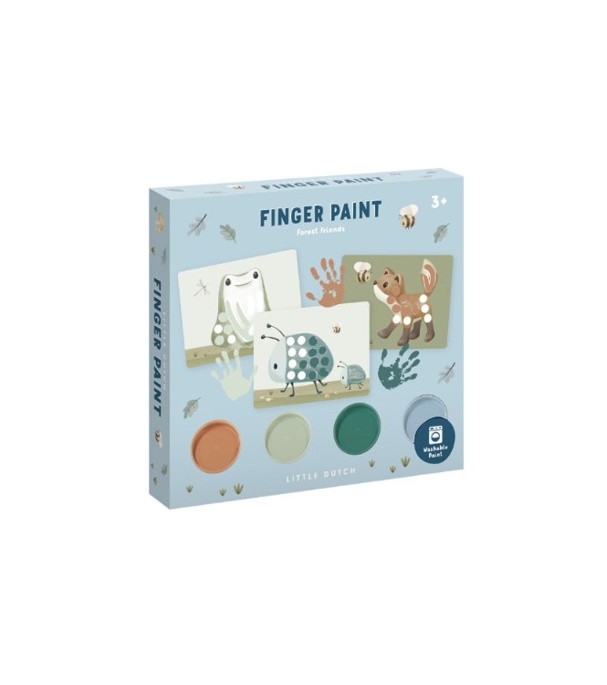 Set Pintura Dedos Forest Friends Little
