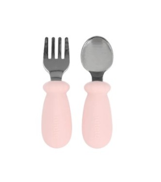 Cubiertos de Aprendizade Nude Rose