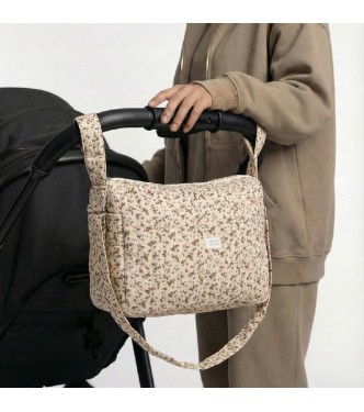 Bolsa Carrito Bebé Algodón Flores