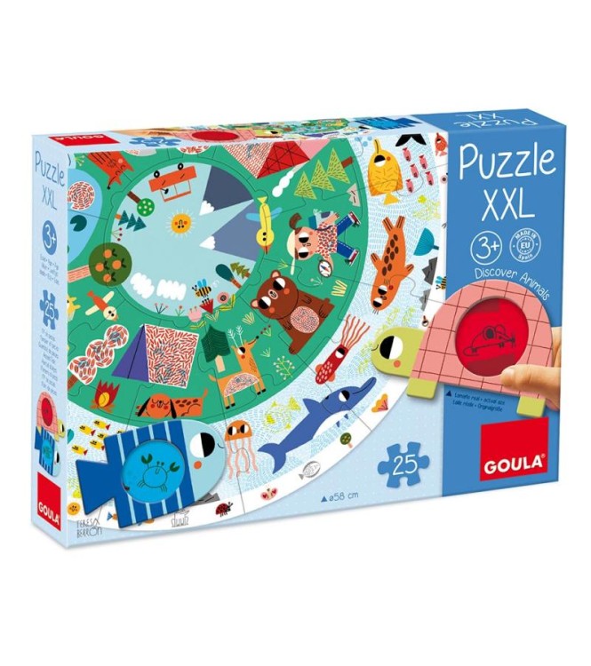 Puzzle XXL Descubre Animales